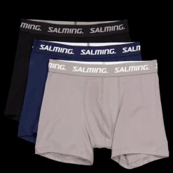 Salming 3-pack Cotton Boxer Mixed Svart, Blå och Grå Hot