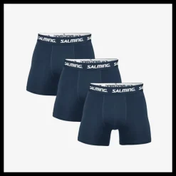 Sale Salming 3-pack Cotton Boxer Navy Blå