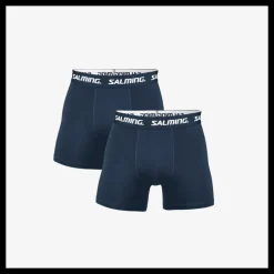 Salming 2-pack Cotton Boxer Navy Blå