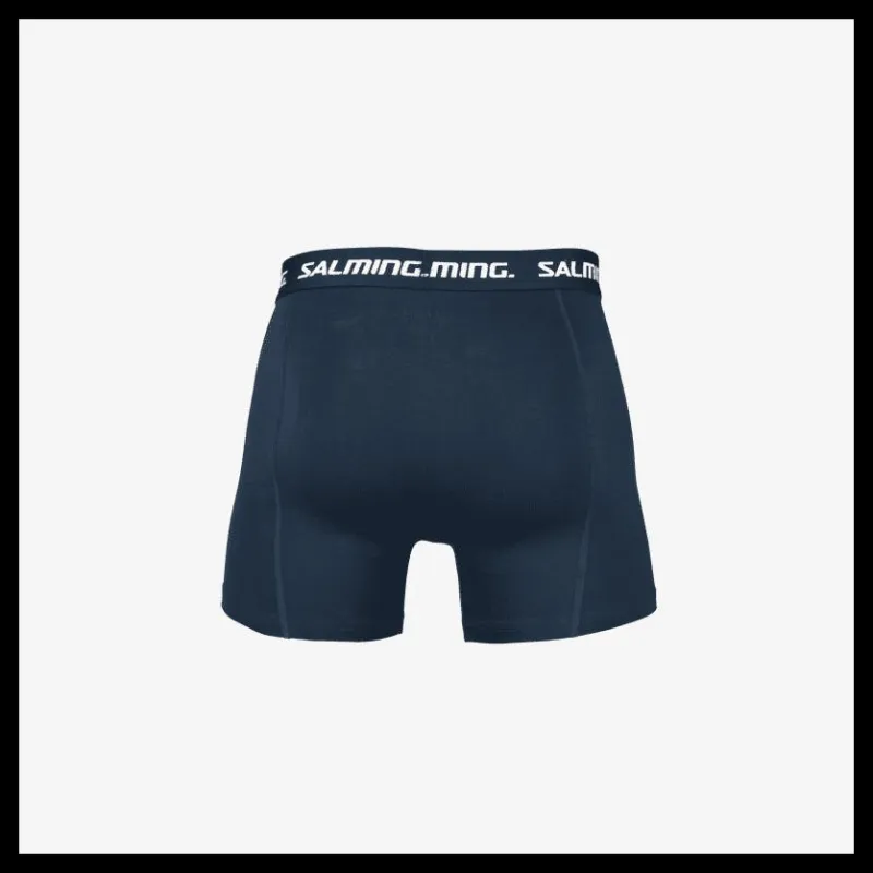 Salming 2-pack Cotton Boxer Navy Blå