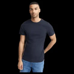 Bread & Boxers 2-pack Crew Neck Tee Blå Discount