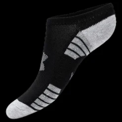 Under Armour 3-Pack Heatgear No Show Jr Black Svart Online