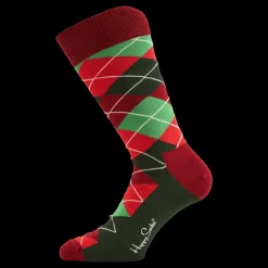Happy Socks 4-pack Holiday Classics Gift S Medium Red Röd Clearance