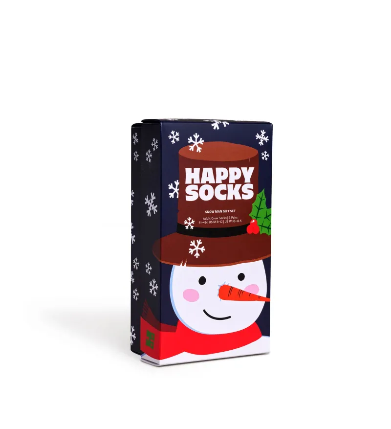 Online Happy Socks 3-pack Holiday Navy Gift Set Navy Blå