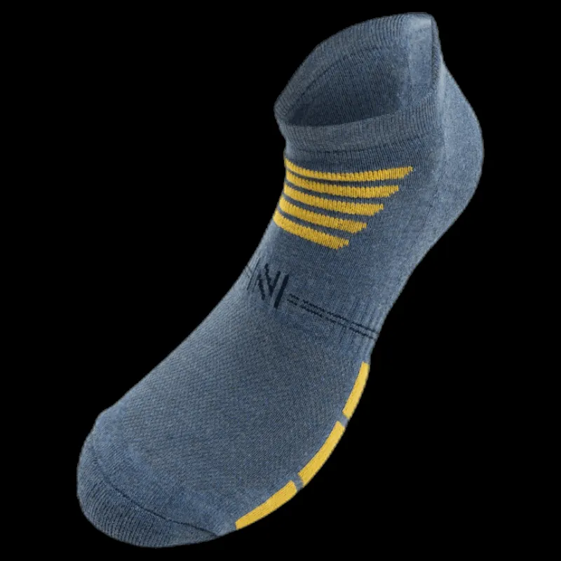 Hot Norfolk 2-Pack Low-Cut Socks - Luke Blue/Grey Blå och Grå