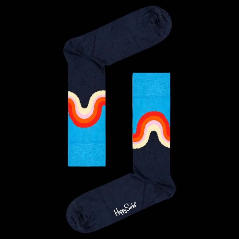 Happy Socks 4-pack Navy Socks Gift Set Burgundy Röd Hot