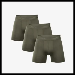 Salming 3-pack Performance Boxer Army Green Brun Online