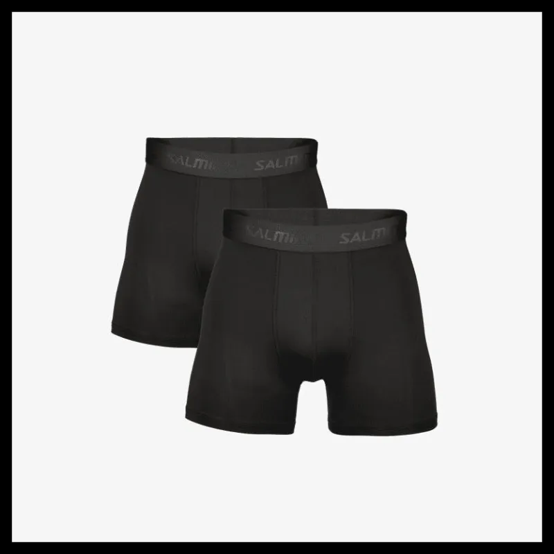 Online Salming 2-pack Performance Boxer Black Svart