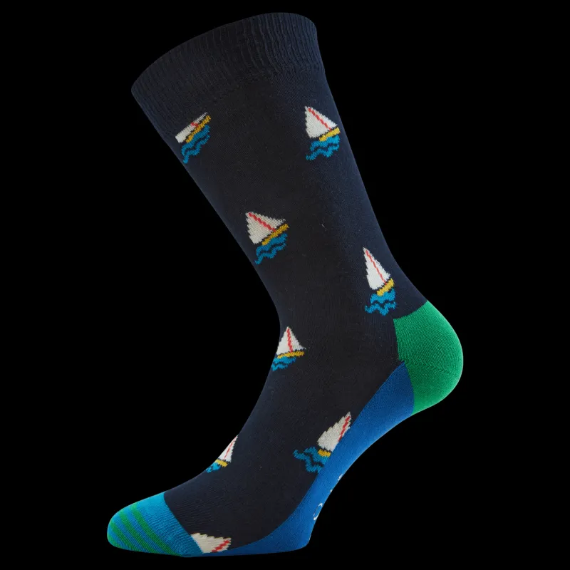 New Happy Socks 2-pack Sail Away Gift Set 6500 Flerfärgad