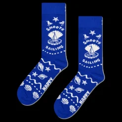 Happy Socks 3-pack Smooth Sailing Socks Gi Blue Blå New