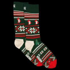 Discount Happy Socks 1-pack Snowflake Gift Set Dark Green Flerfärgad