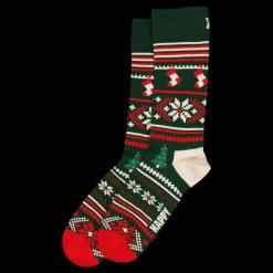 Discount Happy Socks 1-pack Snowflake Gift Set Dark Green Flerfärgad