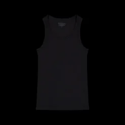 Bread & Boxers 2-pack Tank Ribbed Svart Outlet