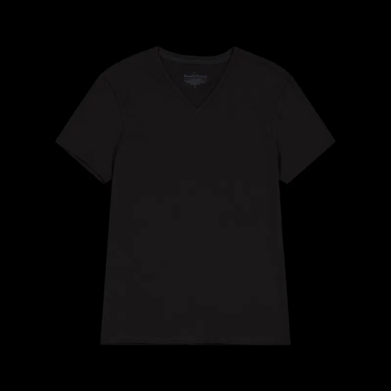 New Bread & Boxers 2-pack V-neck Svart