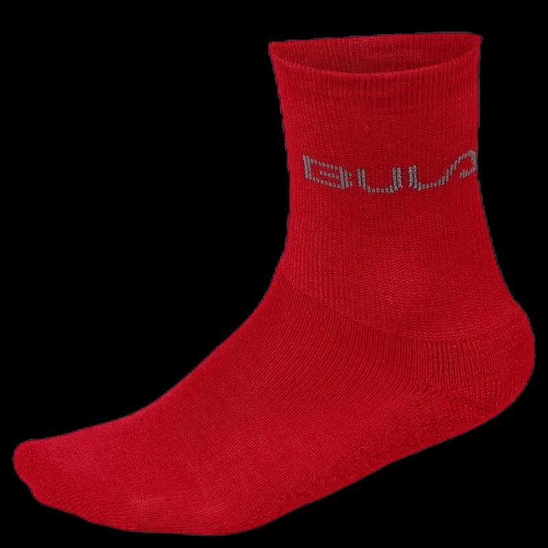Clearance Bula 2-Pack Wool Socks Jr Pink/Black Rosa och Svart