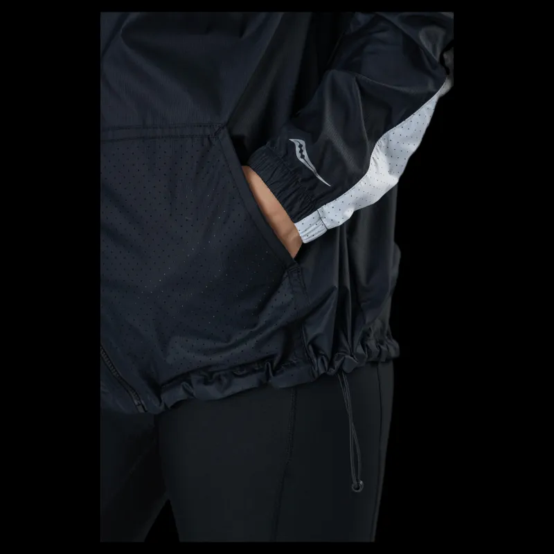 Saucony Packaway Jacket Black Svart Discount