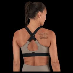 Sale Stay in place Padded Crossback Bra Beige