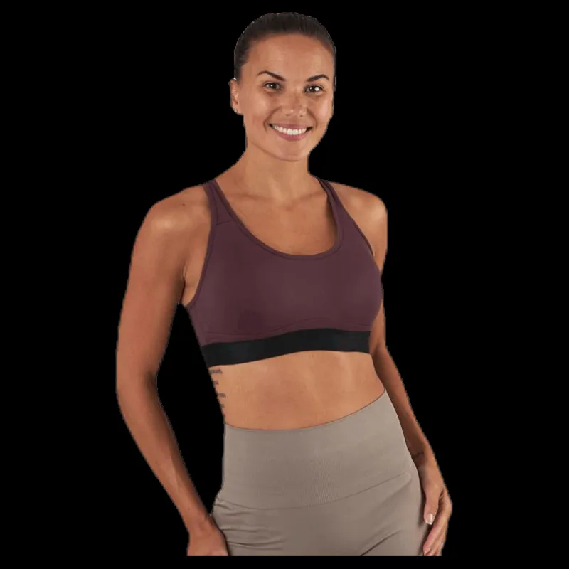 Stay in place Padded Crossback Bra Purple Lila Online