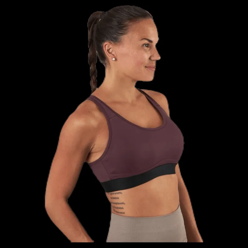 Stay in place Padded Crossback Bra Purple Lila Online