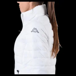 New Kappa Padded Jacket Long Logo Avera White