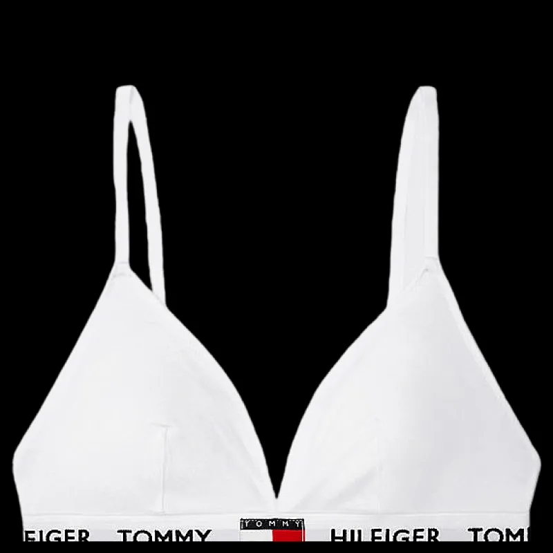 Tommy Hilfiger Padded Triangle Bra Pvh Classic White Vit