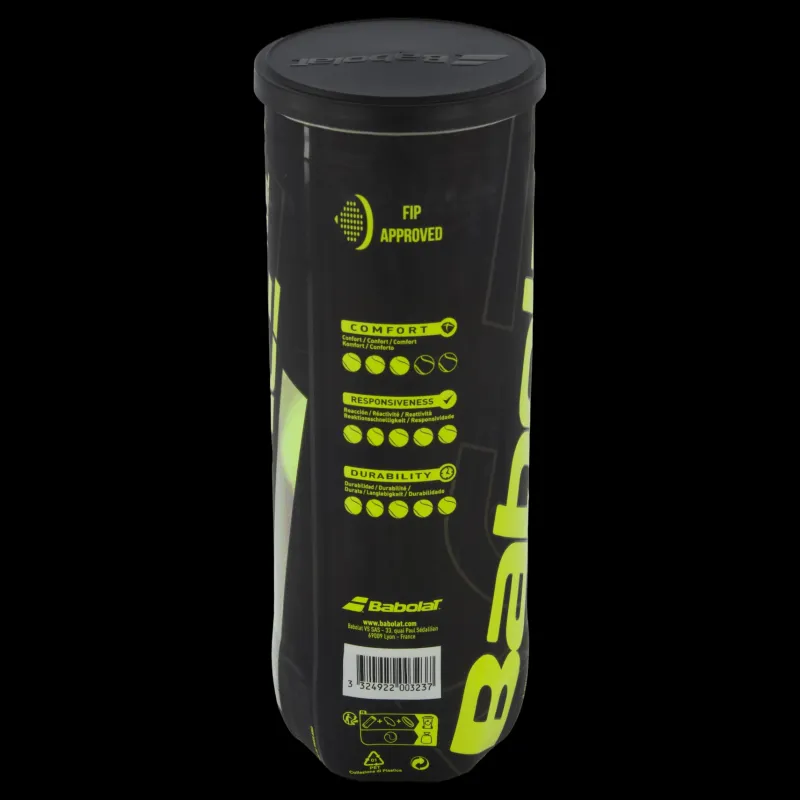Babolat Padel Ace 3-pack Yellow Gul Best