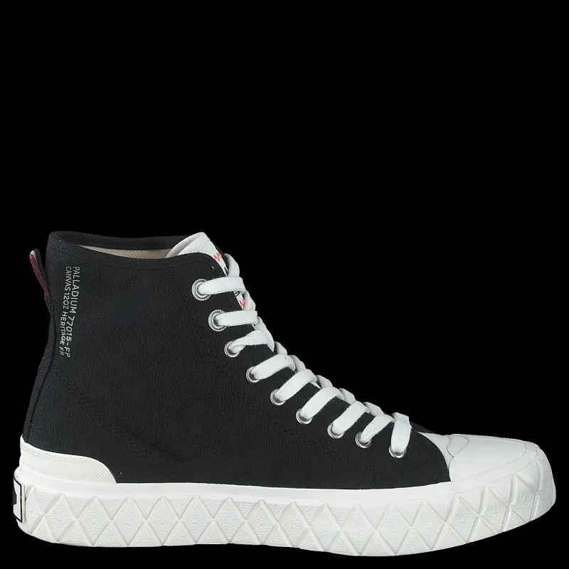 Hot Palladium Palla Ace Cvs Mid Black/mashmalllow Svart