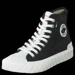 Hot Palladium Palla Ace Cvs Mid Black/mashmalllow Svart