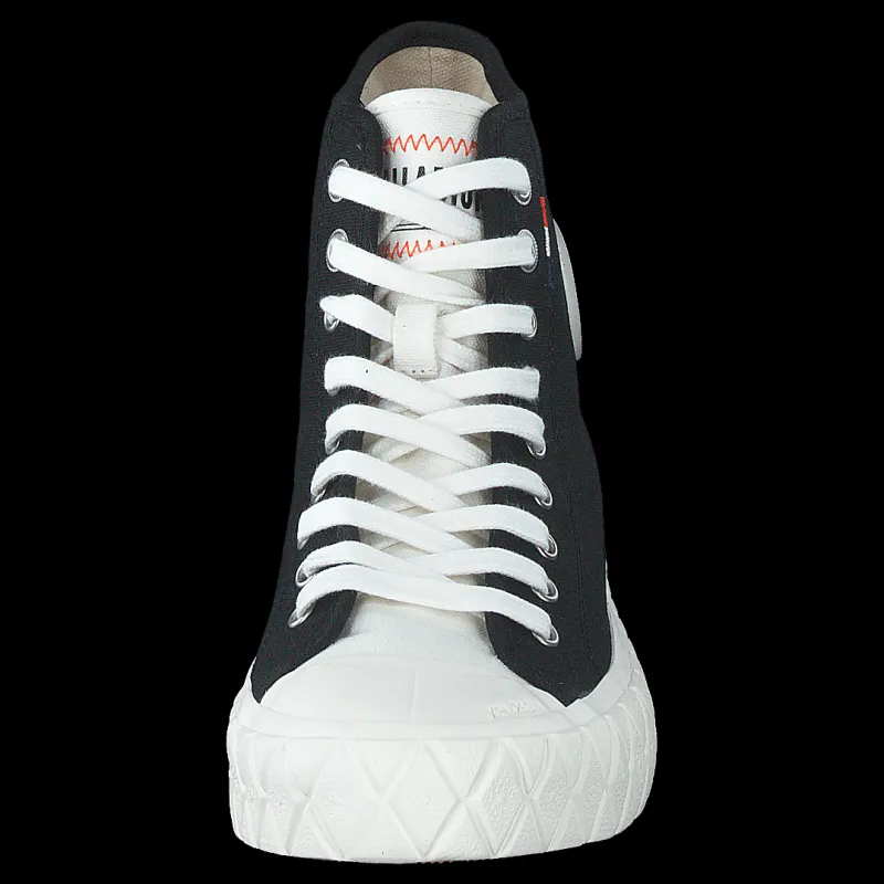 Hot Palladium Palla Ace Cvs Mid Black/mashmalllow Svart