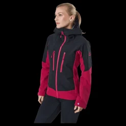 Outlet Halti Pallas W Ii Warm Hybrid Jacket Cerise Pink - Black Flerfärgad