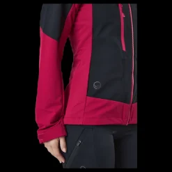 Halti Pallas W Ii Warm Hybrid Jacket Cerise Pink - Black Discount