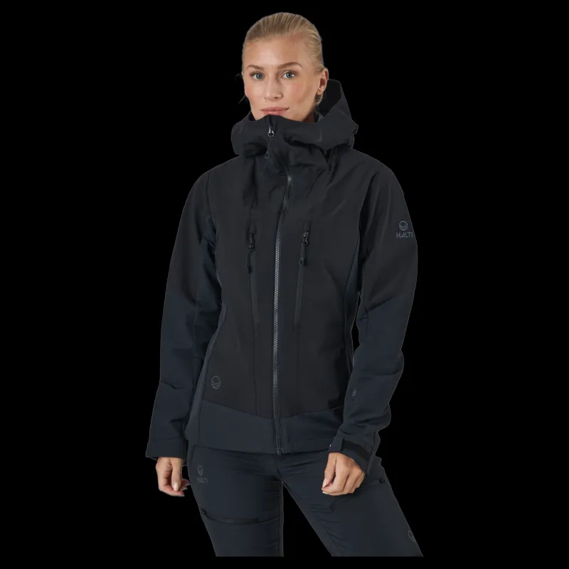 Halti Pallas W Ii Warm Hybrid Jacket Black Svart Hot