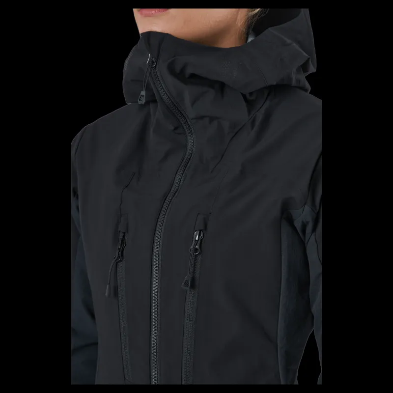 Halti Pallas W Ii Warm Hybrid Jacket Black Svart Hot