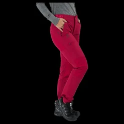 Best Halti Pallas W Ii Warm Hybrid Pant Cerice Pink Röd