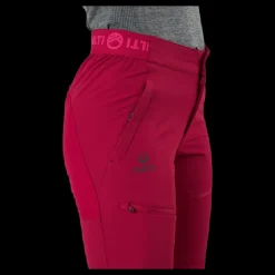 Best Halti Pallas W Ii Warm Hybrid Pant Cerice Pink Röd