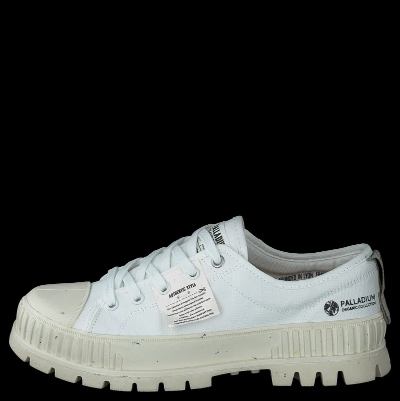 Clearance Palladium Pallashock Lo Org Star White Vit
