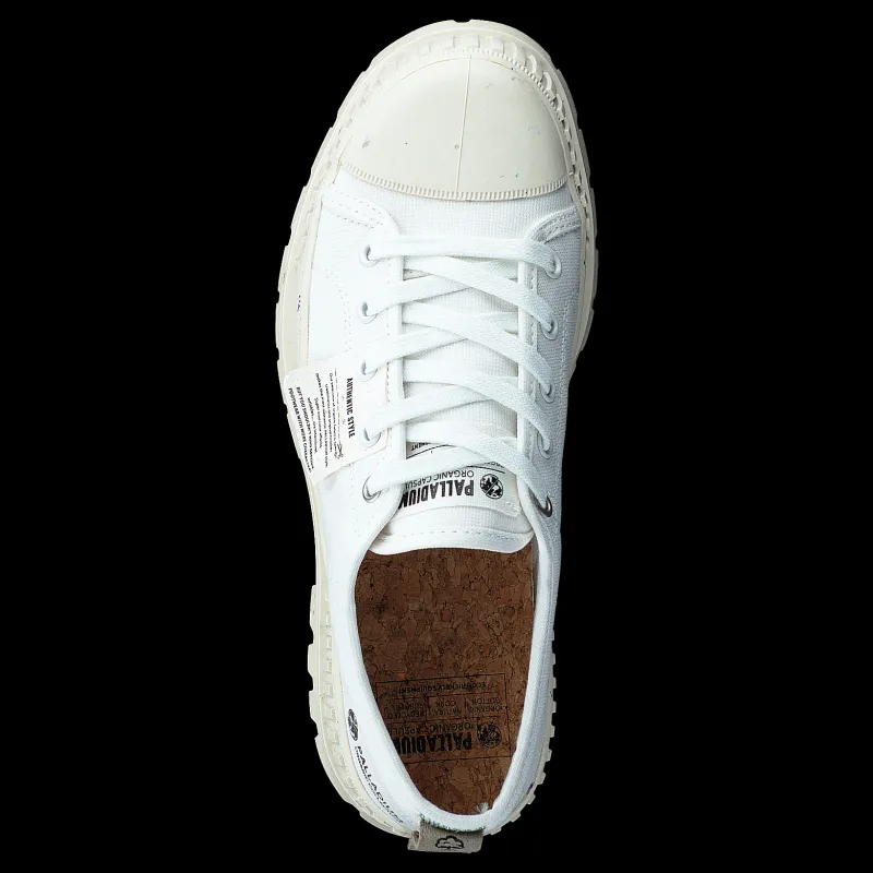 Clearance Palladium Pallashock Lo Org Star White Vit