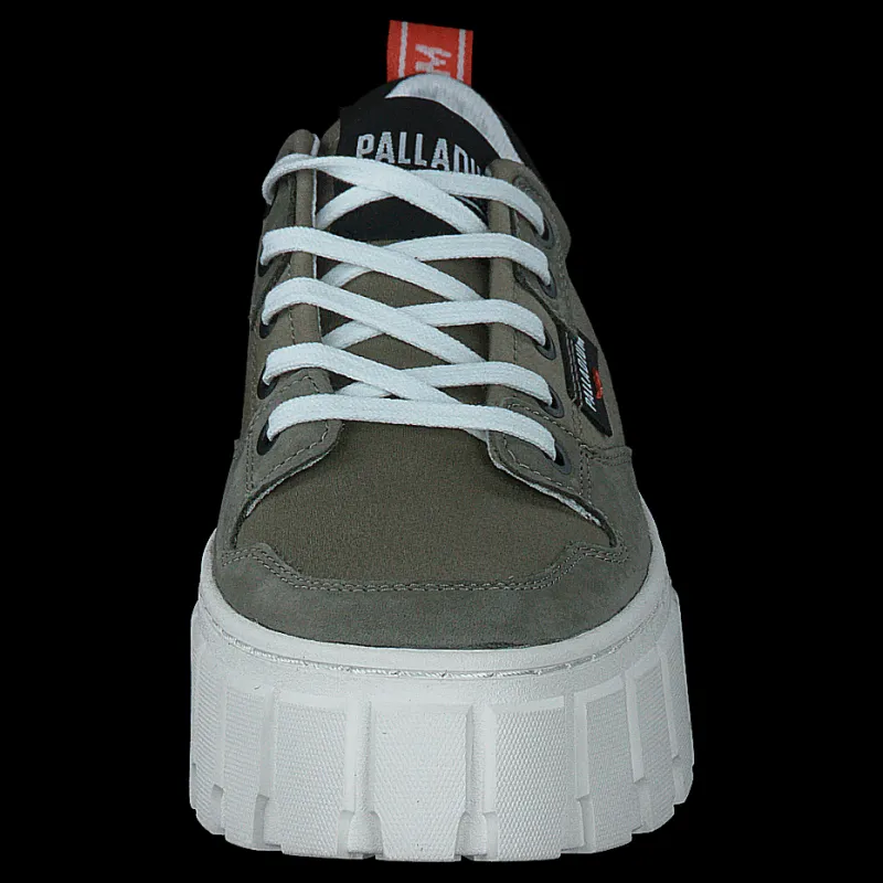 Best Palladium Pallatower Lo Vetiver Grön