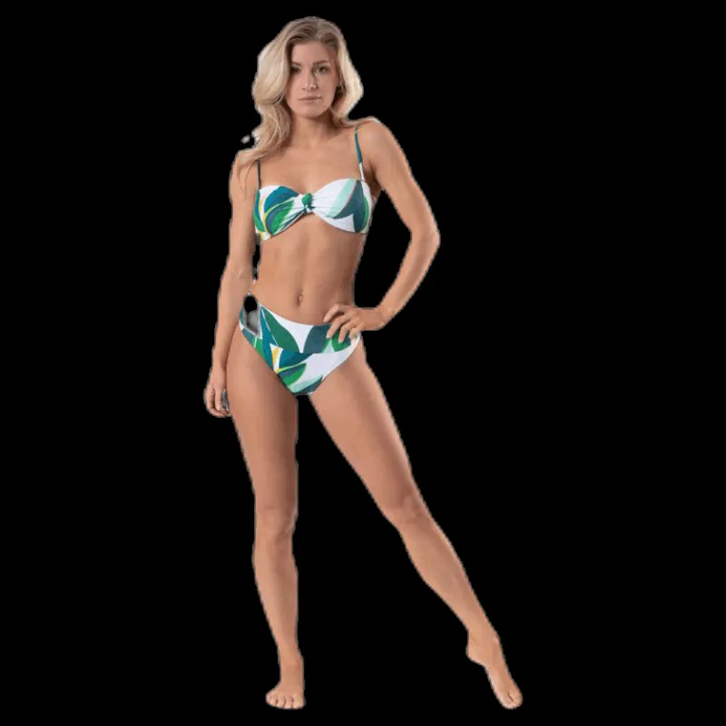 Rip Curl Palm Bay High Waist Cheeky White Vit Best