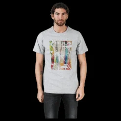 Bula Palm Tee Grey Grå Discount