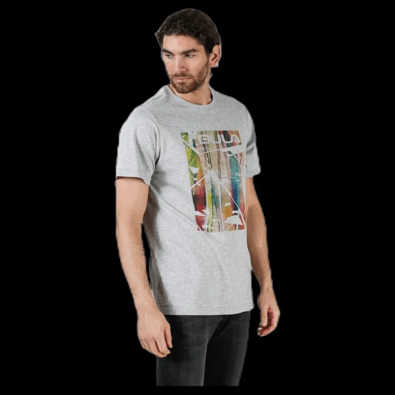 Bula Palm Tee Grey Grå Discount