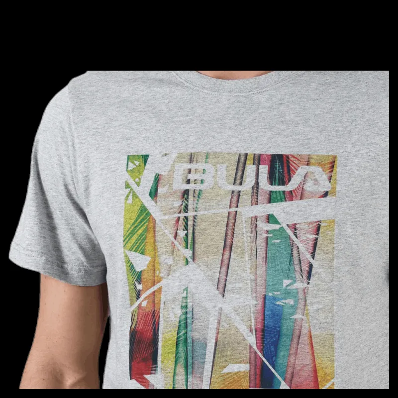 Bula Palm Tee Grey Grå Discount