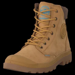 Palladium Pampa Cuff Wp Lux Amber Gold Guld och Brun