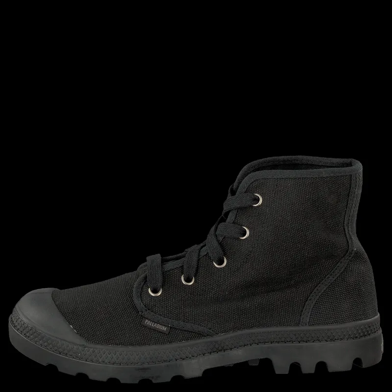 Online Palladium Pampa Hi Ladies Black Svart