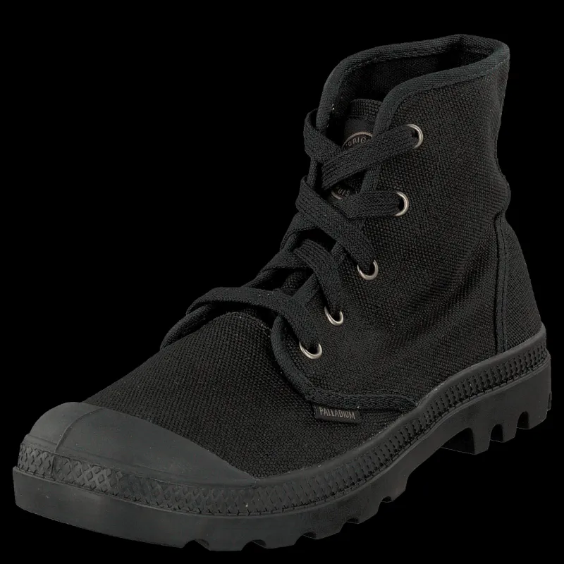 Online Palladium Pampa Hi Ladies Black Svart