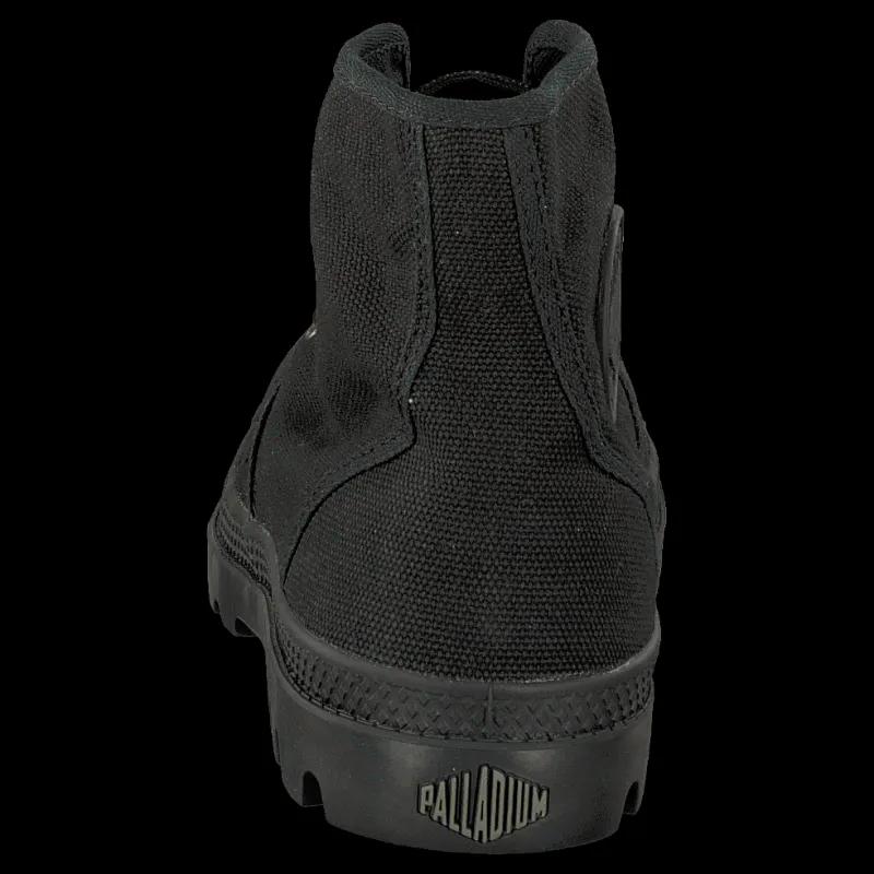 Online Palladium Pampa Hi Ladies Black Svart