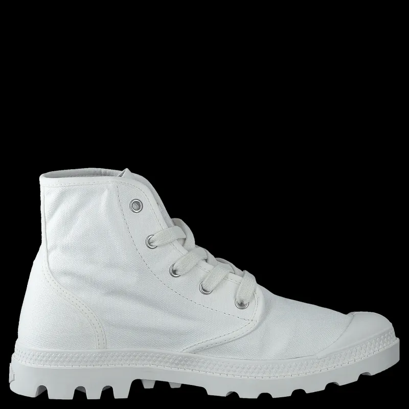 Online Palladium Pampa Hi Ladies Star White Vit