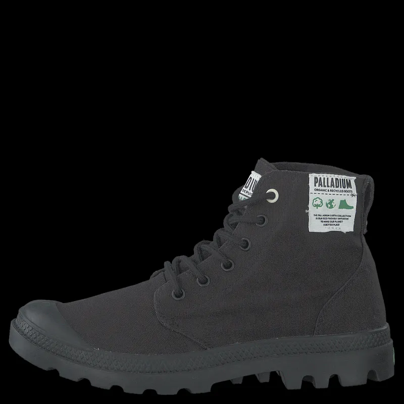 Palladium Pampa Hi Organic Black Svart Best