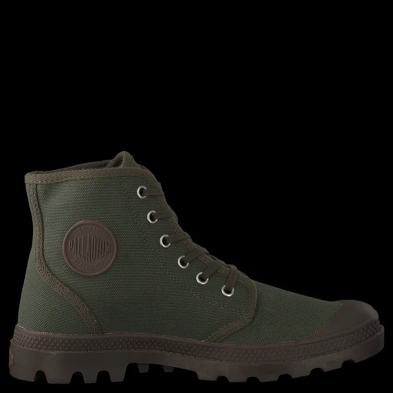 Palladium Pampa Hi Original Olive Night Grön Outlet