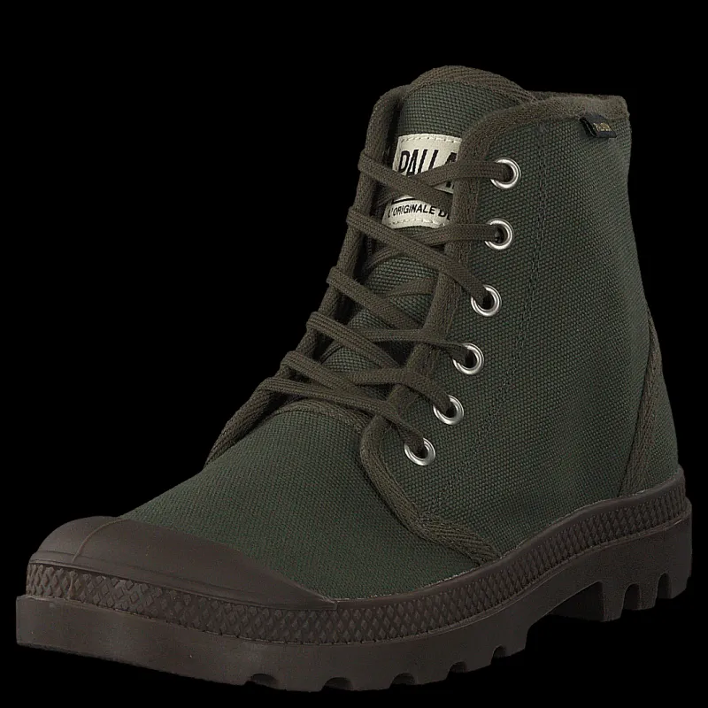Palladium Pampa Hi Original Olive Night Grön Outlet
